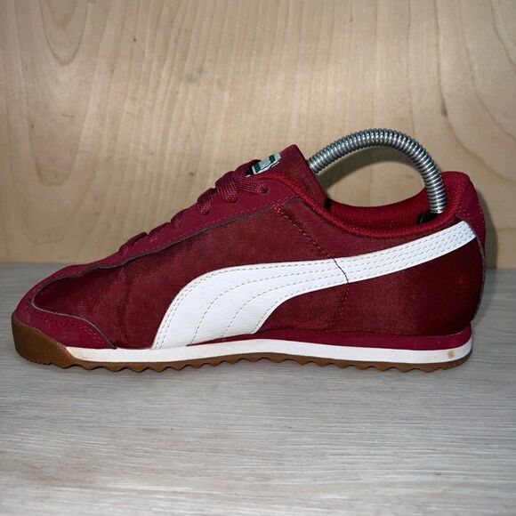 Puma Roma Basic Burgundy/White 362795-22 Youth 3.5C - Picture 6 of 11